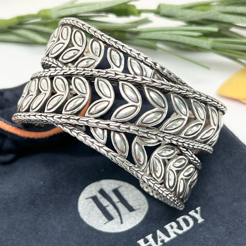 John Hardy Kawung Wide Cuff Bracelet .925